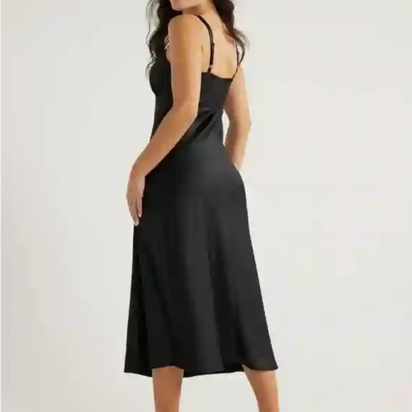 Sofia by Sofia Vergara Black Satin Chemise - Picture 2 of 8